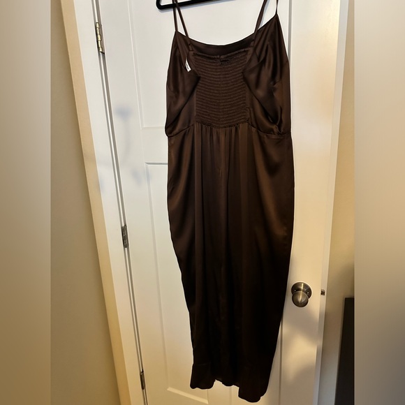 Reformation Frankie Silk Dress ES size 18 - Picture 3 of 3